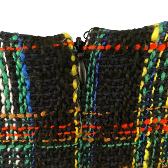 Hutch Bright Time To Start Rainbow Tweed Mini Dress Size Large - Picture 7 of 14